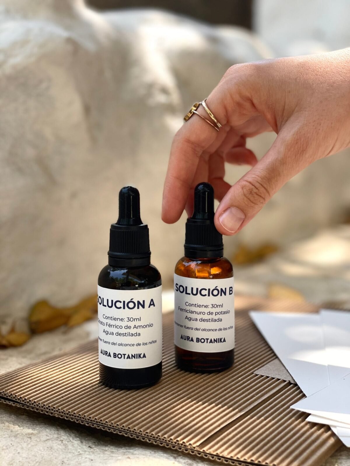 Solución fotosensible