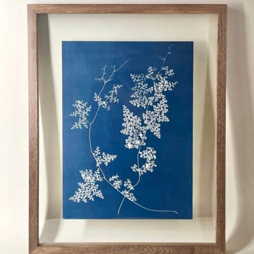 Encaje del Bosque · Doble carta enmarcada