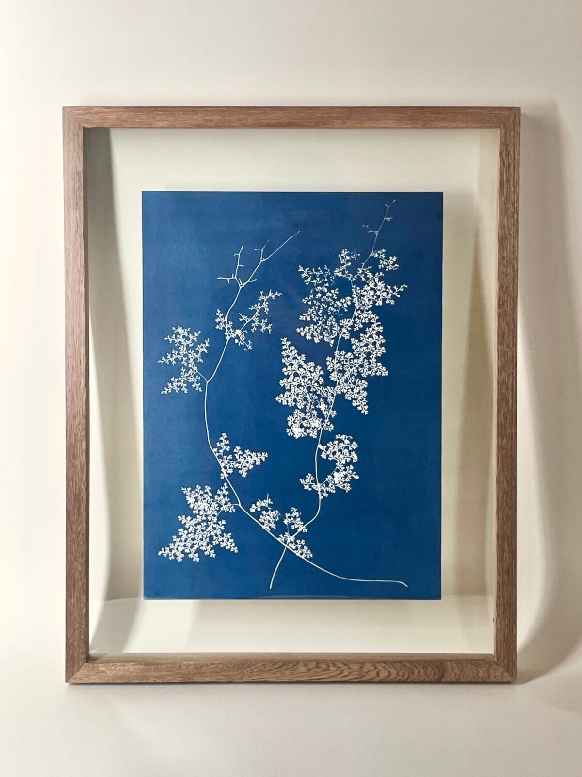 Encaje del Bosque · Doble carta enmarcada