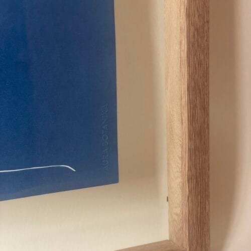 Encaje del Bosque · Doble carta enmarcada