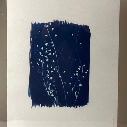 Noche estrellada · Carta enmarcada