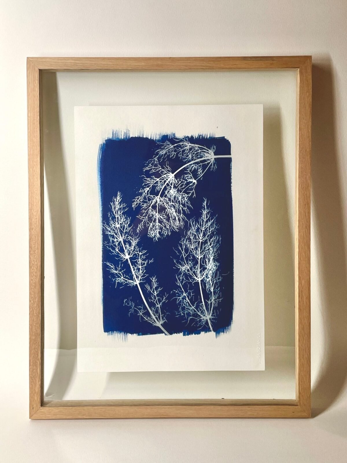 Hinojos · Doble carta enmarcada