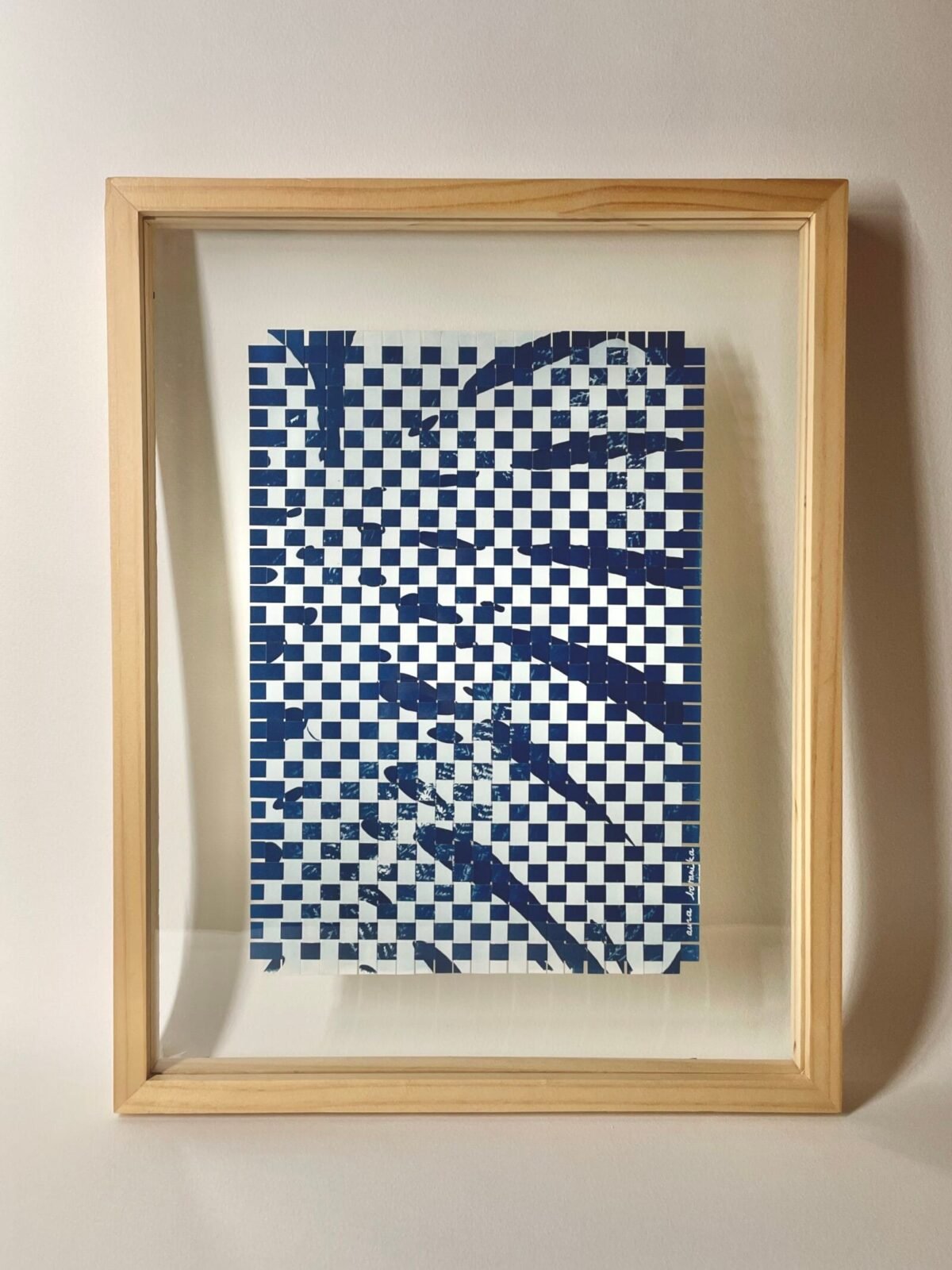 Mosaico III · Doble carta enmarcada