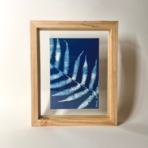 Helecho · Media carta enmarcada
