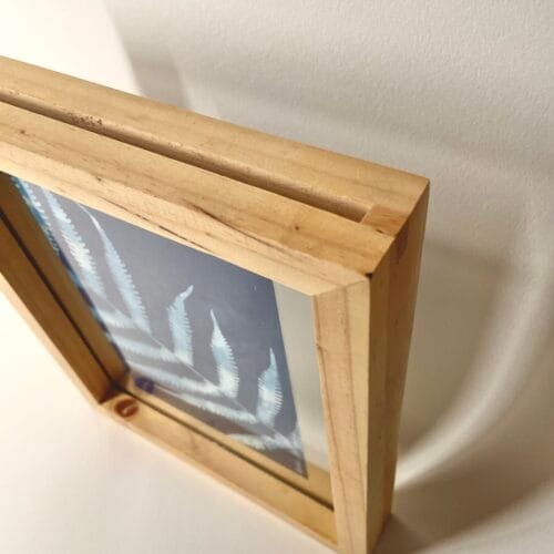 Helecho · Media carta enmarcada