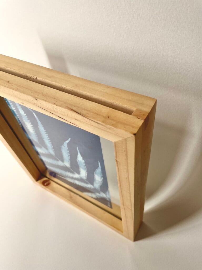 Helecho · Media carta enmarcada