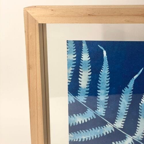 Helecho · Media carta enmarcada