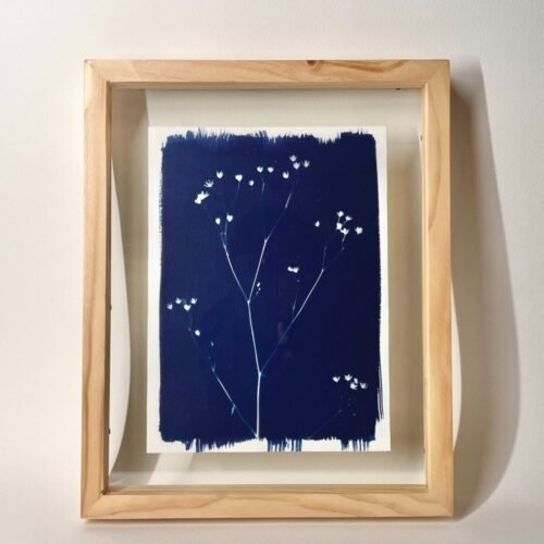 Bajo el agua · Carta enmarcada