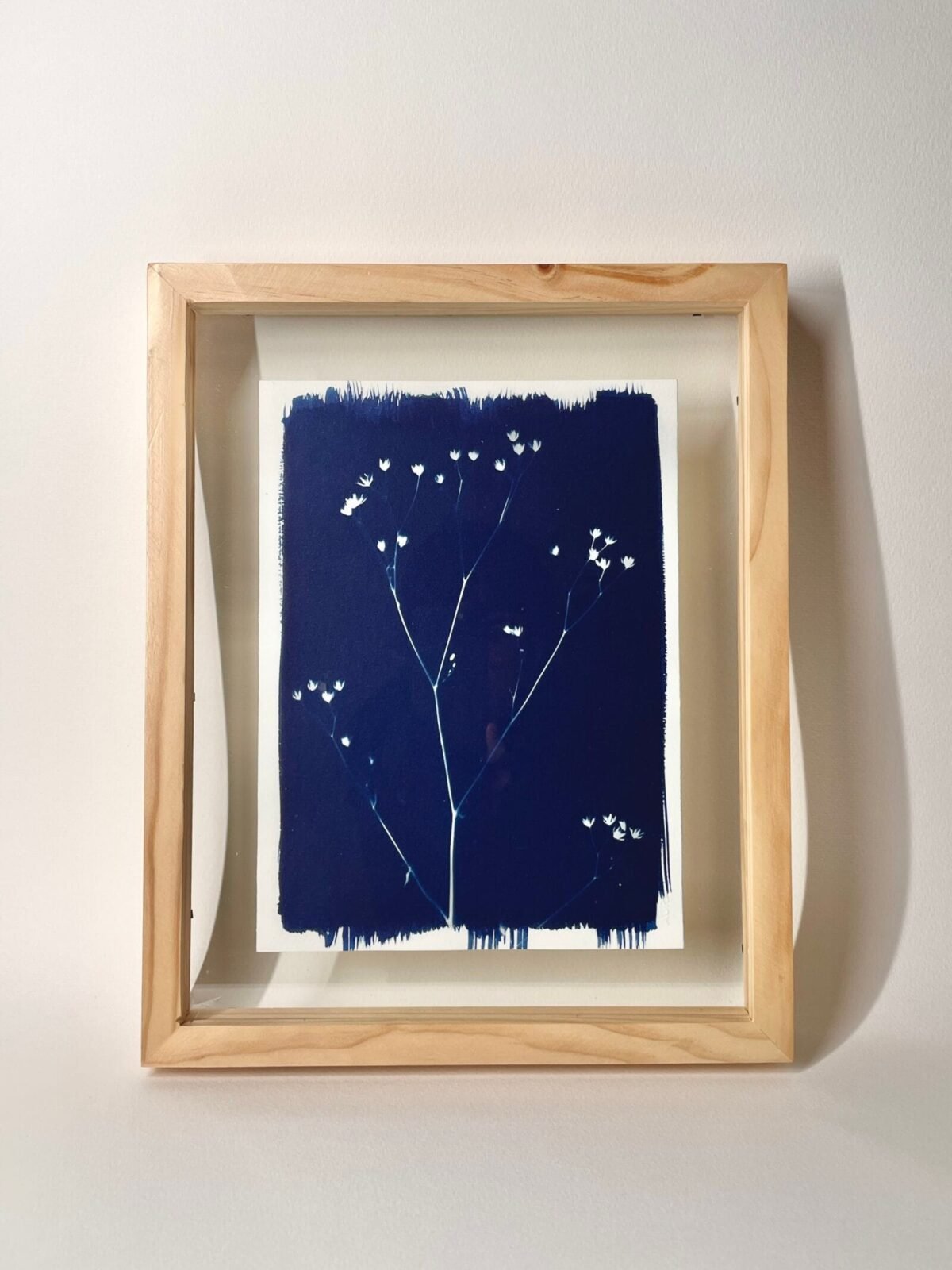 Bajo el agua · Carta enmarcada